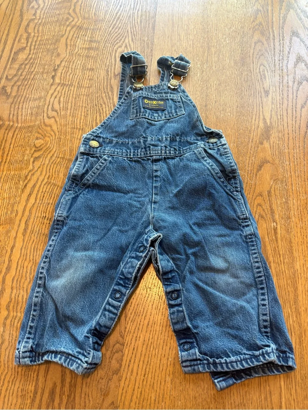 Vintage Oshkosh overalls Made in USA baby 12mo